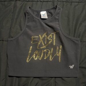 Jada Wooten Varsity Longline sports bra